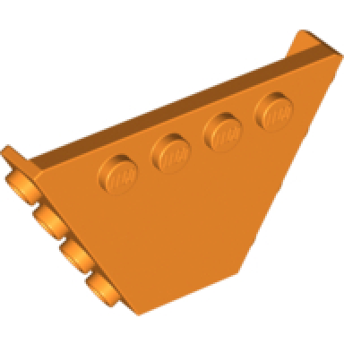 orange vehicle tipper end flat without pins