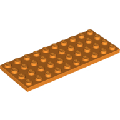 orange plate 4 x 10