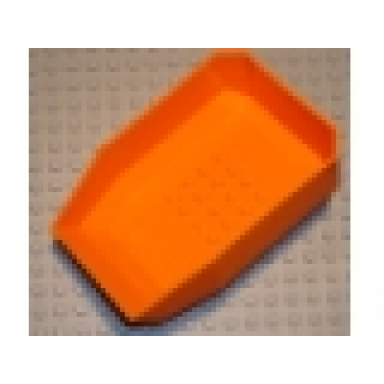 orange vehicle tipper bed 12 x 8 x 3 1 3