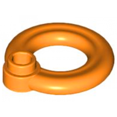 orange minifigure utensil flotation ring life preserver