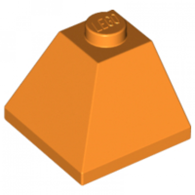 orange slope 45 2 x 2 double convex corner