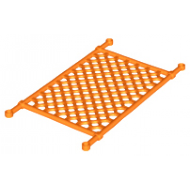 orange net plastic 8 x 14 lattice