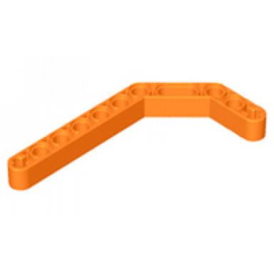 orange technic liftarm modified bent thick 1 x 11.5 double