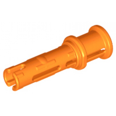 orange technic pin 3l with friction ridges and stop bush
