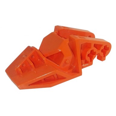 orange technic block 3 x 6 x 1 2 3