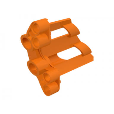orange technic panel fairing 1 large short large holes side a