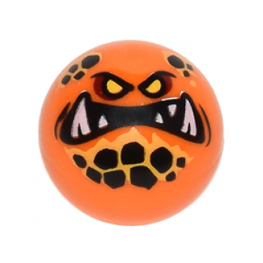 orange technic ball joint with globlin type 2 pattern
