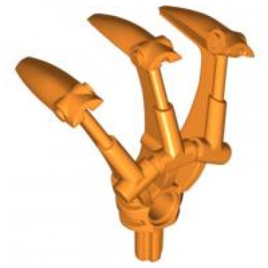 orange bionicle claw with axle