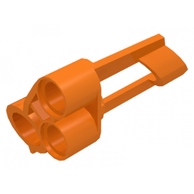 orange technic panel fairing 5 small short large hole side a