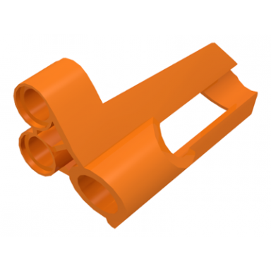 orange technic panel fairing 6 small short large hole side b