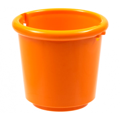 orange scala utensil bucket round