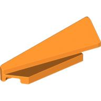 orange wedge 5 x 1 x 1 1 3 with 4 x 1 base left