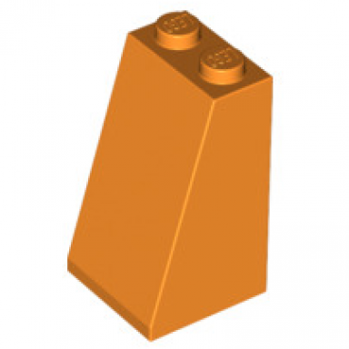 orange slope 75 2 x 2 x 3 - solid studs