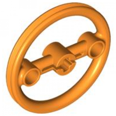 orange technic steering pulley large