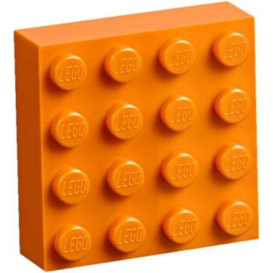 orange magnet brick modified 4 x 4 sealed base