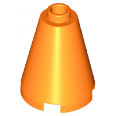 orange cone 2 x 2 x 2 - open stud