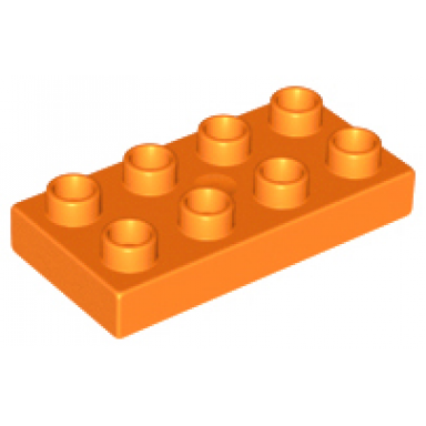 orange duplo plate 2 x 4 x 1 2 thick