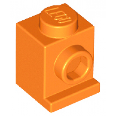 orange brick modified 1 x 1 with headlight