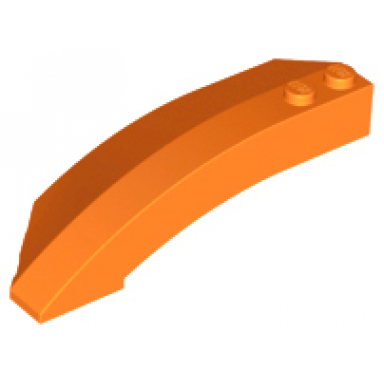 orange wedge 8 x 3 x 2 open right