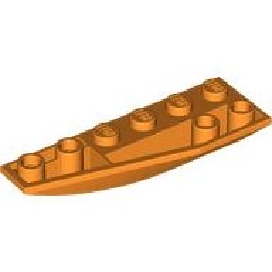 orange wedge 6 x 2 inverted left