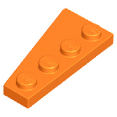 orange wedge plate 4 x 2 right
