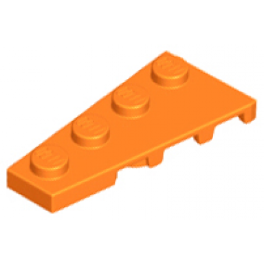 orange wedge plate 4 x 2 left