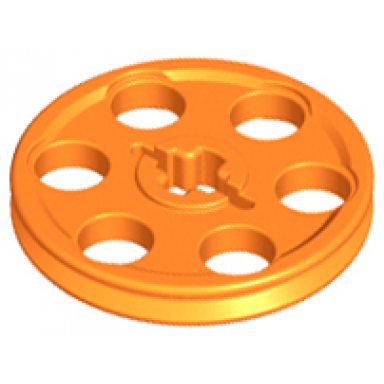 orange technic wedge belt wheel pulley