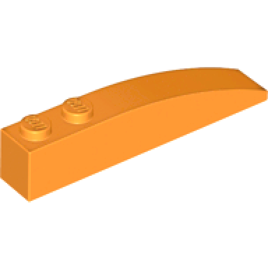 orange slope curved 6 x 1
