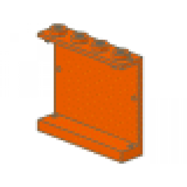 orange panel 1 x 4 x 3 - hollow studs