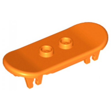 orange minifigure utensil skateboard deck