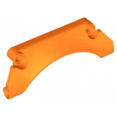 orange technic panel car mudguard arched 30 9 x 2 x 3 straight top