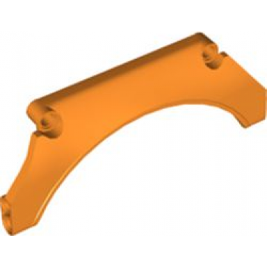 orange technic panel car mudguard arched 13 x 2 x 5 straight top