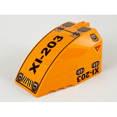 orange windscreen 8 x 6 x 4 canopy with hinge and helicopter xi-203 pattern