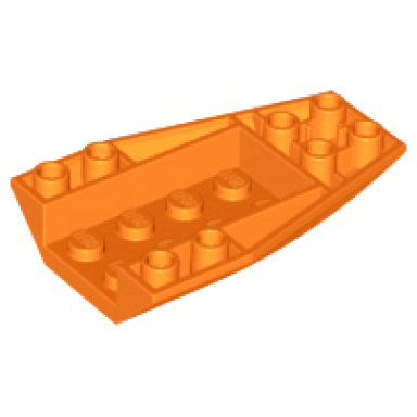 orange wedge 6 x 4 triple inverted curved