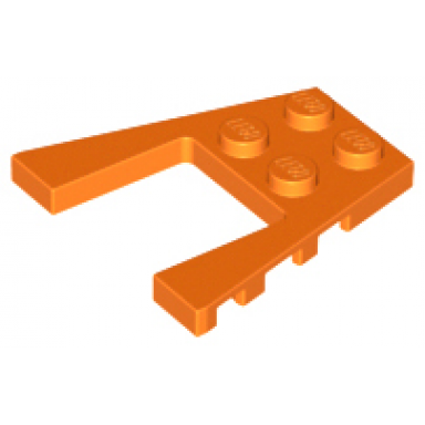 orange wedge plate 4 x 4