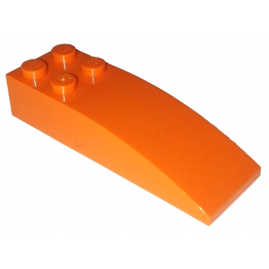 orange slope curved 6 x 2