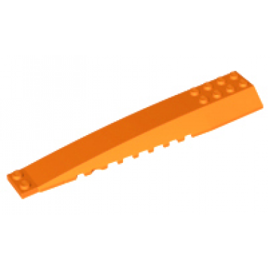 orange wedge 16 x 4 triple curved with reinforcements