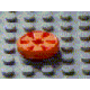orange sports hockey puck small wheel