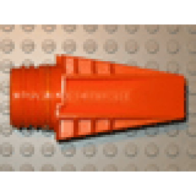orange electric motor with boat propeller - front half battery box cover