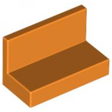 orange panel 1 x 2 x 1