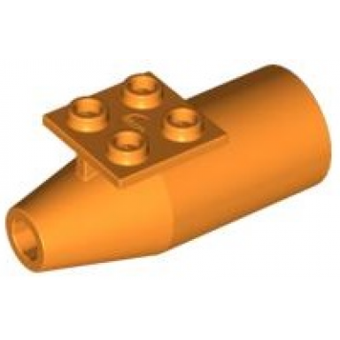 orange engine smooth large 2 x 2 thin top plate