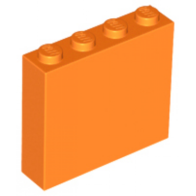 orange brick 1 x 4 x 3