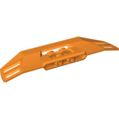 orange technic panel rc car spoiler