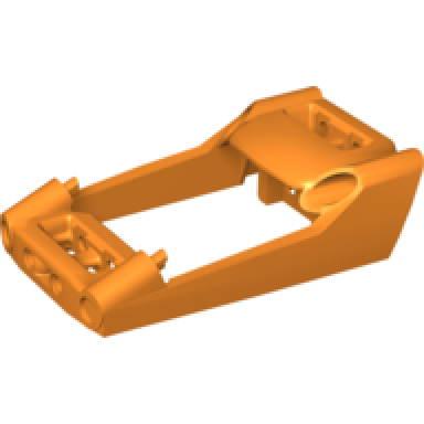 orange technic panel rc car frame windscreen