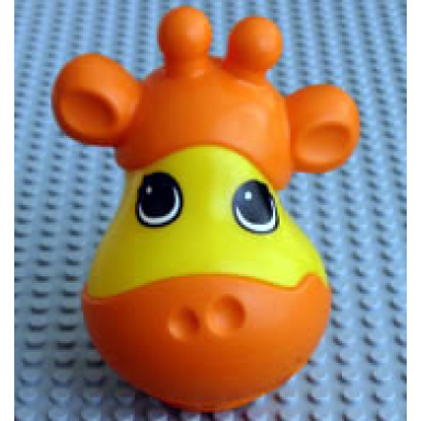 orange primo stacking head giraffe