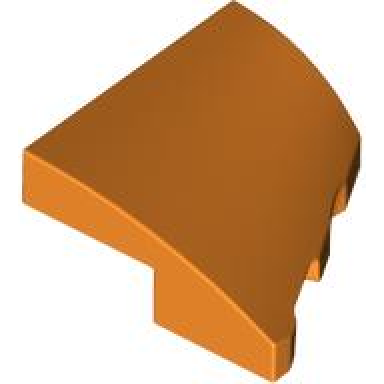 orange wedge 2 x 2 x 2 3 left