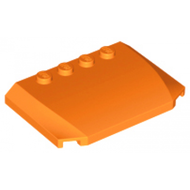 orange wedge 4 x 6 x 2 3 triple curved