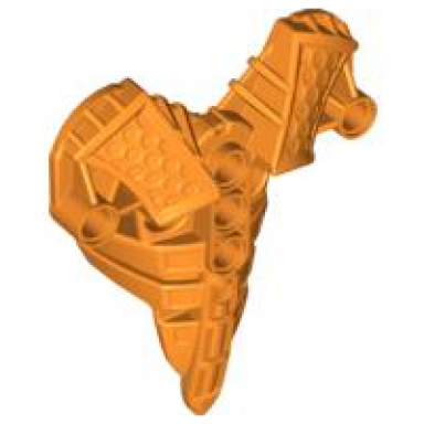 orange bionicle chest armor toa inika - type 2