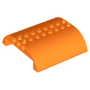 orange slope curved 8 x 8 x 2 double
