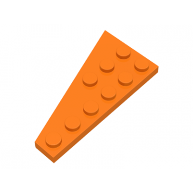 orange wedge plate 6 x 3 right